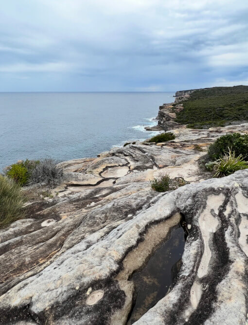 Coast Track Sydney mit Blick auf's Meer