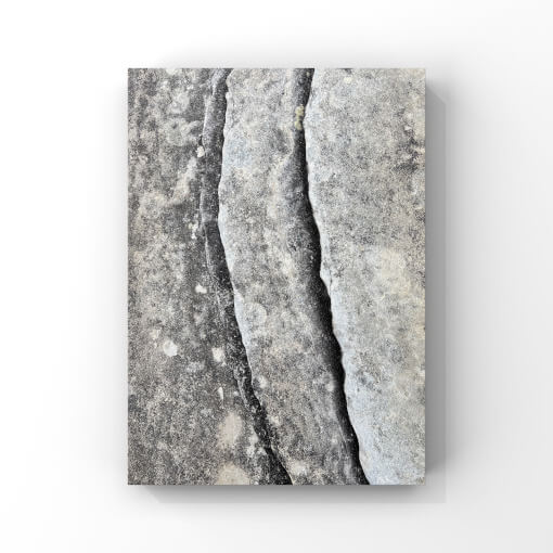 Detailfotografie von weißem Sandstein