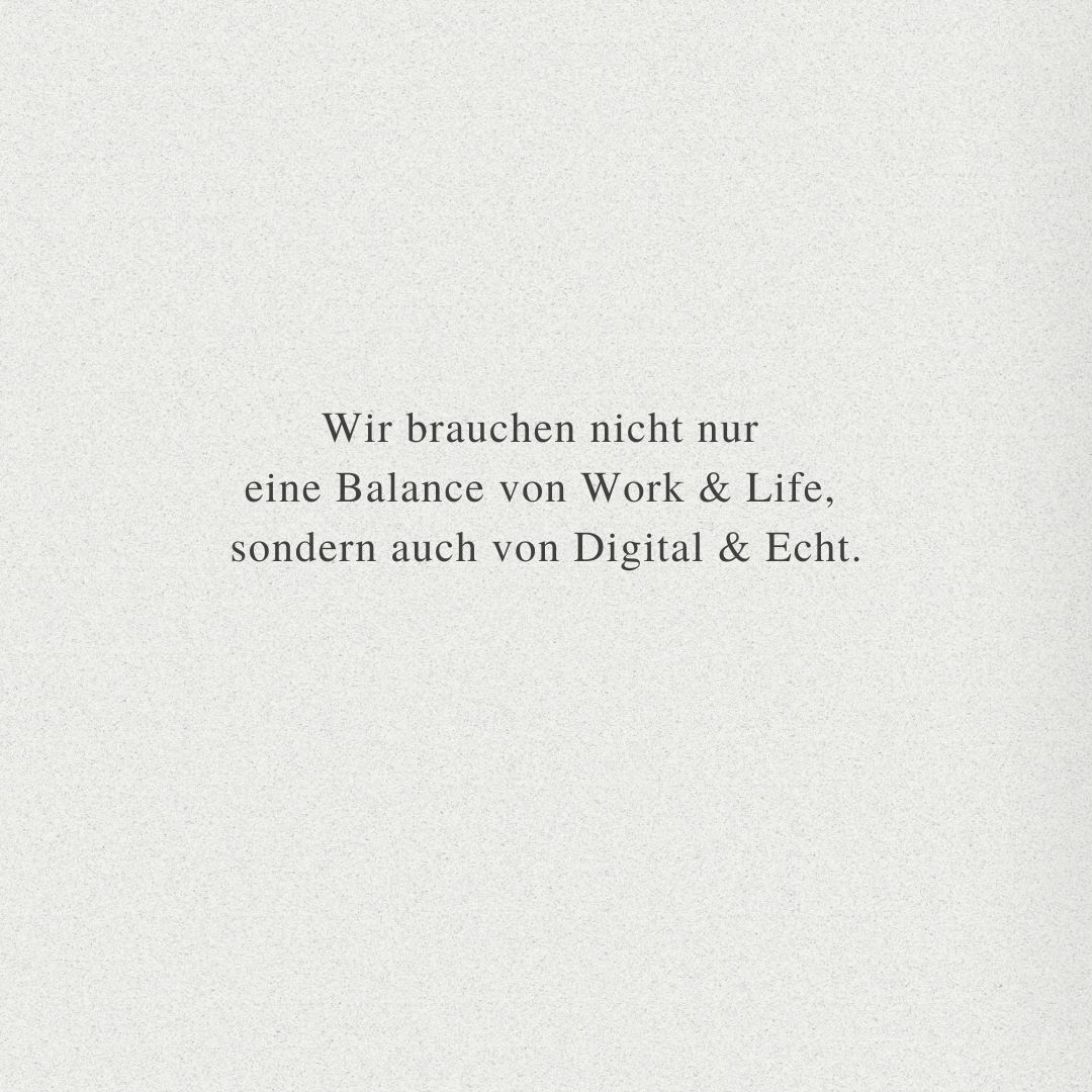 Balance Digital & Real