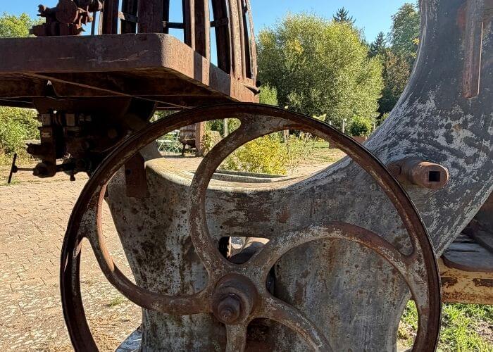 Gusseiserne Säge Altes Sägewerk Mittelmühle Bellheim