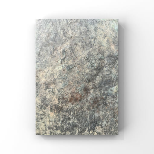 Detailfotografie eines Metalltopfes