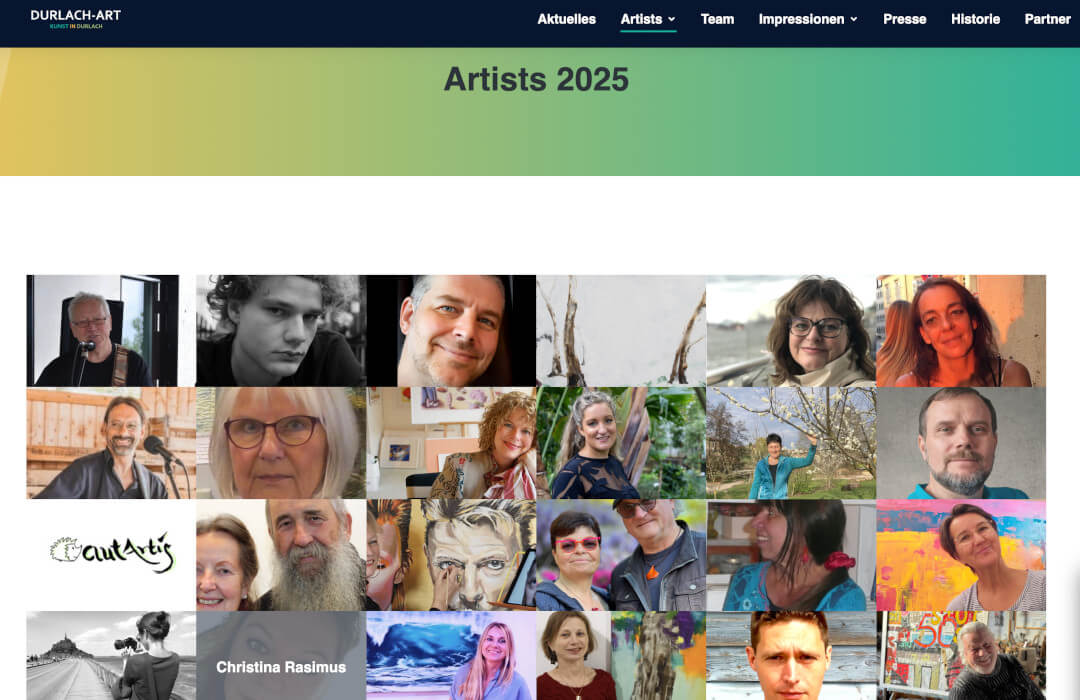 Screenshot Rückblick Künstler Durlach Art 2025 Screenshot Rückblick Künstler Durlach Art 2025